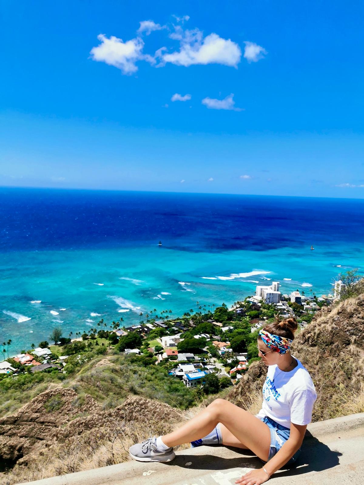 Celine Becker während des Auslandssemesters auf Hawaii